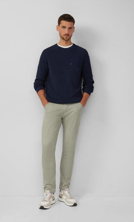 Produktbild s.Oliver Strickpullover Strickpullover mit Brusttasche und Druckknopf (XL)