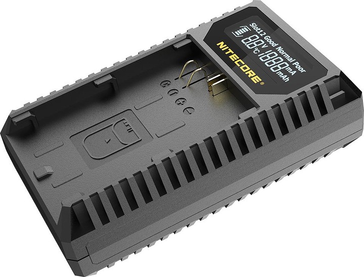 Actual product image Nitecore UCN3 Pro Compacte Dubbel Lader voor Canon LP E6 (N) met USB (Charger)