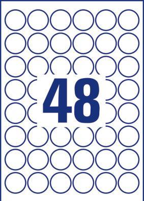 Actual product image Avery Weatherproof labels