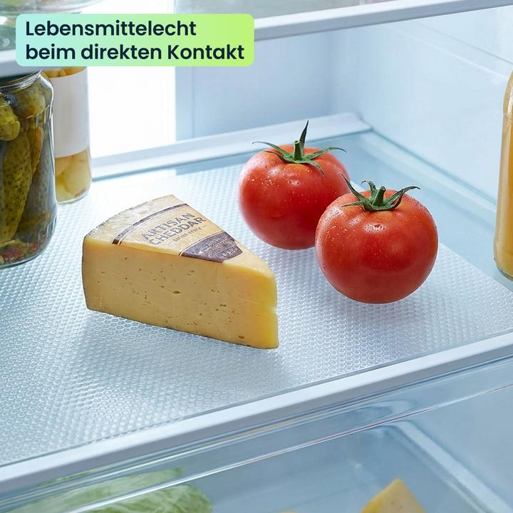 Produktbild Ideoon 4er Set Antirutschmatte Schublade 50x150cm – Vielseitige Einlegematten für Kühlschrank, Küche