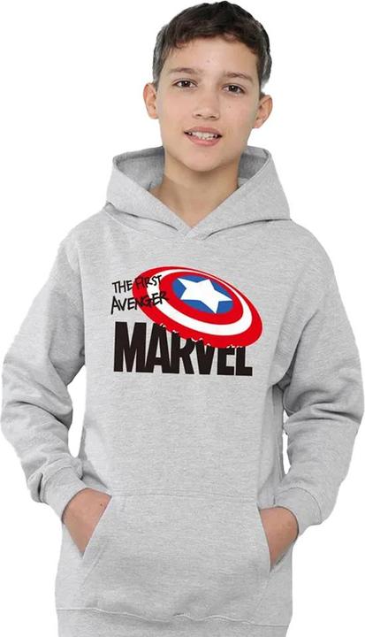 Image du produit Captain America - Sweat à capuche THE FIRST AVENGER - Enfant (128)