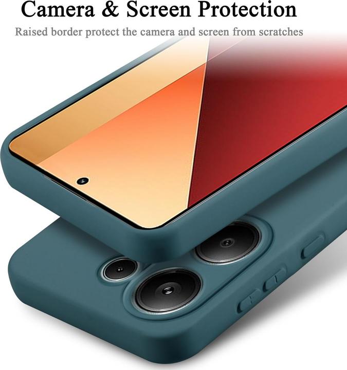 Image du produit Cadorabo Housse pour Redmi Note 13 pro 4G TPU avec protection liquide Design en silicone (Xiaomi Redmi Note 13 Pro 4G)