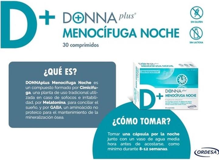Produktbild Ordesa Donna Plus+ Menocifuga Noche 30 Tabletten
