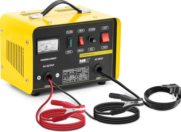 Actual product image MSW Car battery charger (12V, 24V, 27 A)