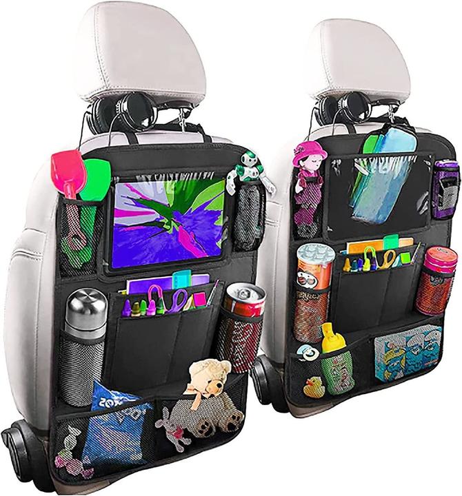 Produktbild König Design Rückenlehnentasche Rücksitztasche Rückenlehnenschutz Auto Organizer Rücksitz Neu