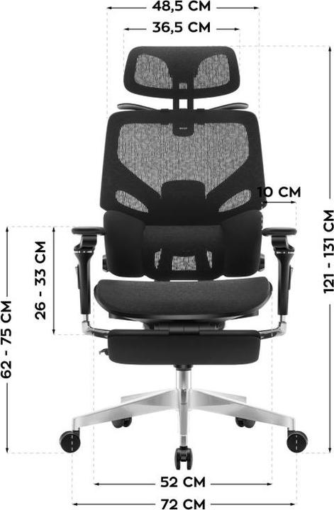 Immagine prodotto Mark Adler Ergonomischer Stuhl Expert 9.6 Schwarz