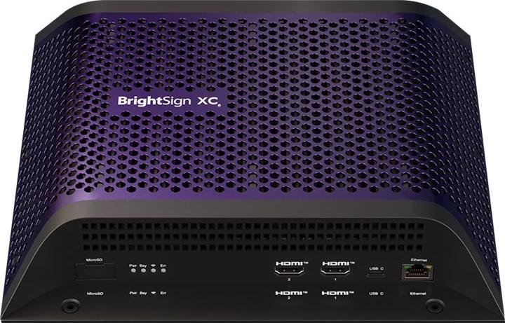 Produktbild BrightSign XC2055 Digital Signage Mediaplayer (8K-Player, 4x HDMI Out, Elite HTML, 3D Grafiken, Web