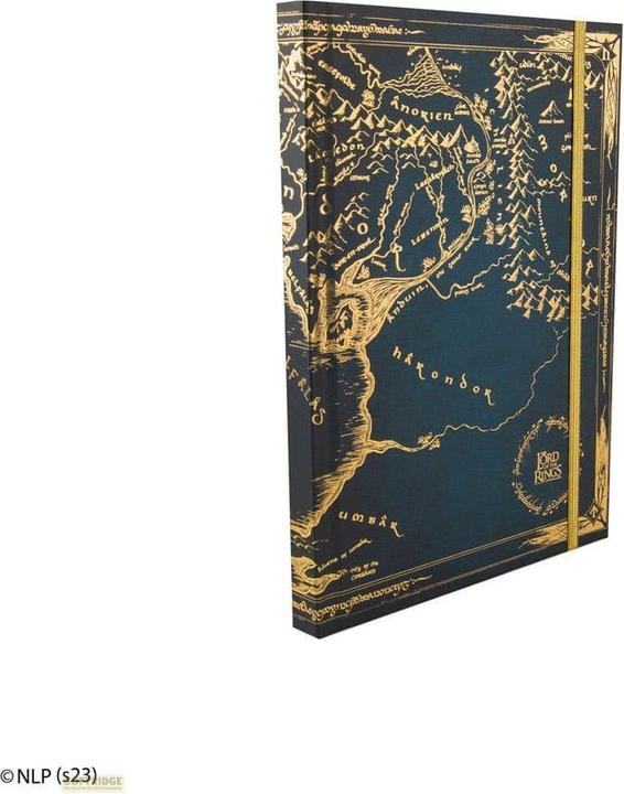 Produktbild Cinereplicas Herr der Ringe Notizbuch Map of Middle Earth (Harter Einband)