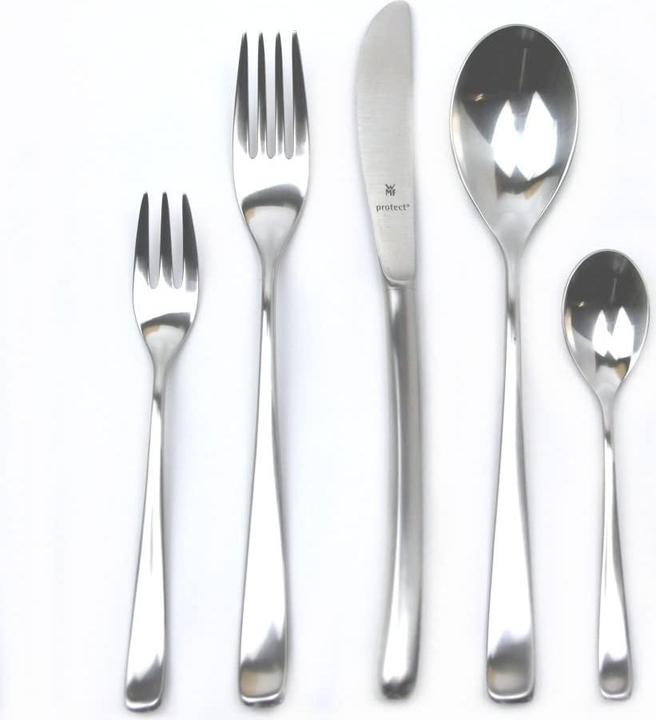 Produktbild WMF Essbesteck Besteckset 6 Personen Vision 30tlg Edelstahl 18/10 matt (30 Stück, Besteck Set)