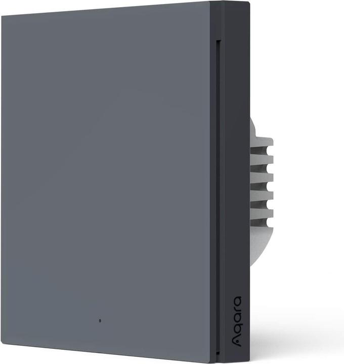 Produktbild Aqara Smart Wall Switch H1 Grau With Neutral, Single Rocker (Zigbee)