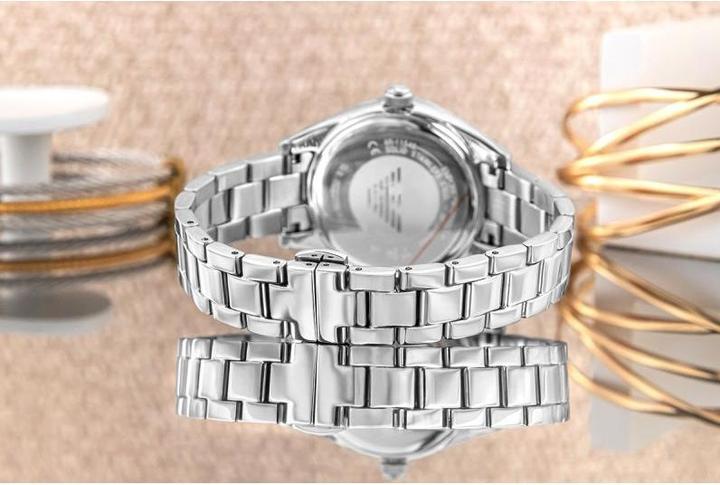 Actual product image Emporio Armani Damenuhr Leo AR11546 + Box (Analogue wristwatch, 36 mm)