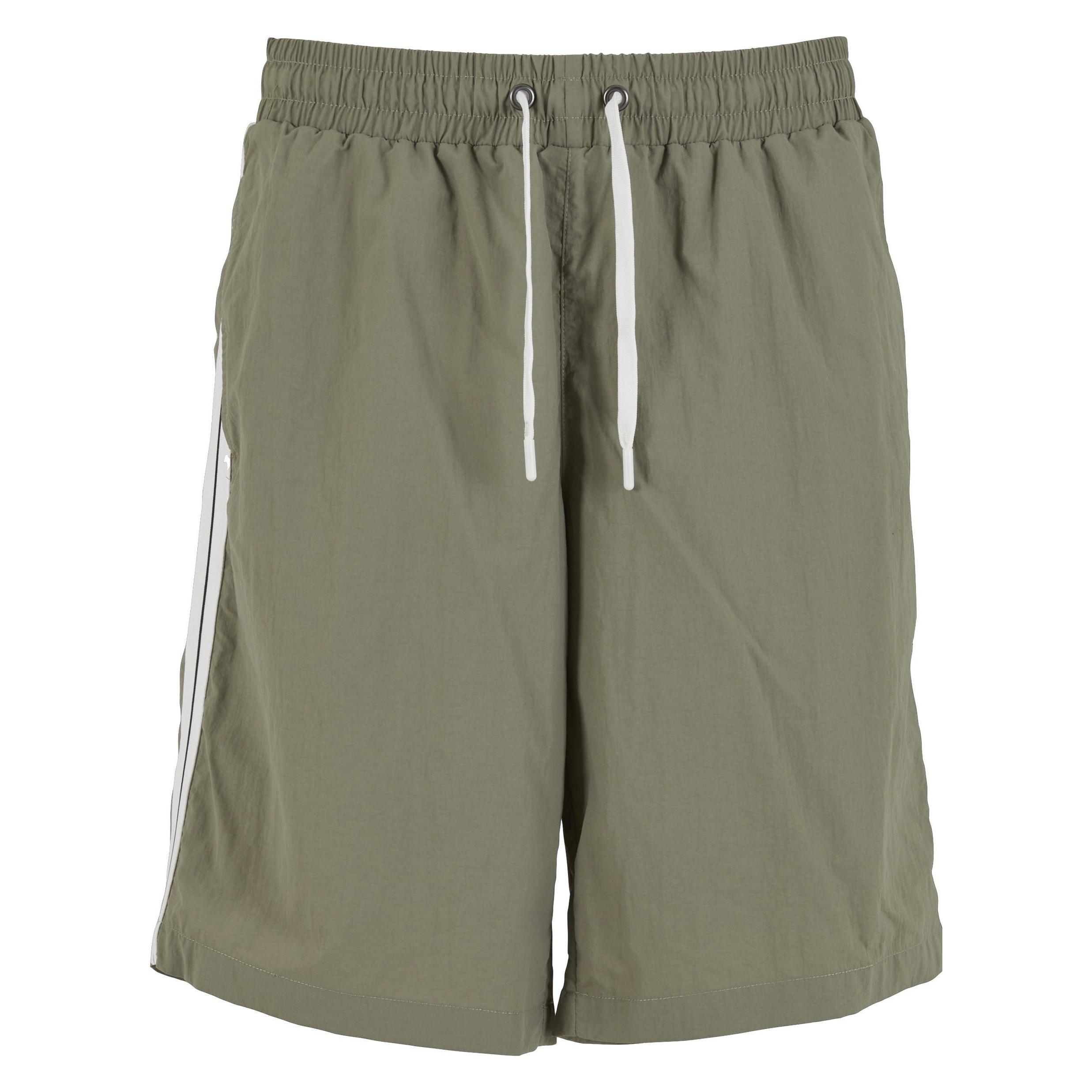 Urban Classics, Herren, Badehosen, Board Shorts With Patched Stripe - 183841, Grün, (S)