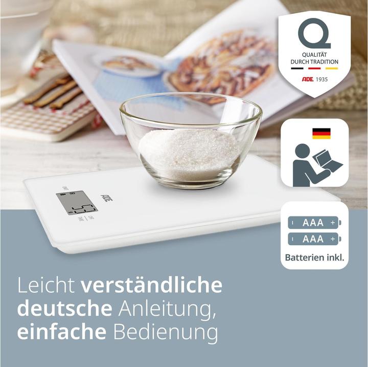 Produktbild ADE Küchenwaage Julia Weiss