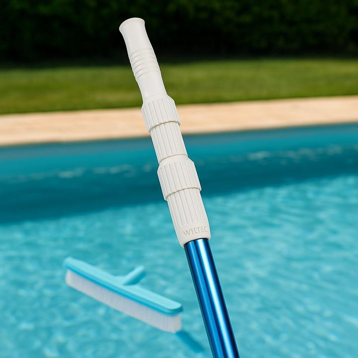 Actual product image Wiltec Telescopic pole 360cm vacuum cleaner telescopic handle pool cleaner pool pole