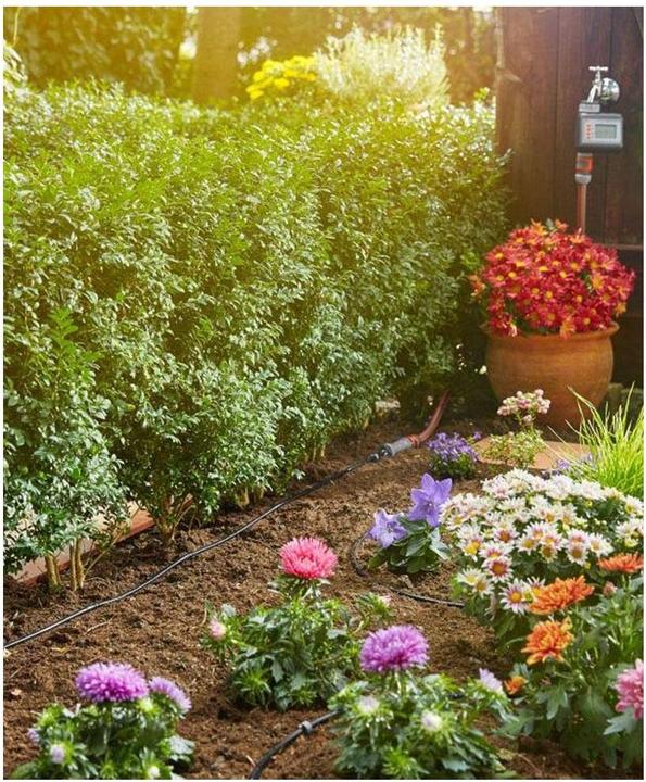 Actual product image Gardena MDS drip pipe above ground (Drip hose + drip tube)