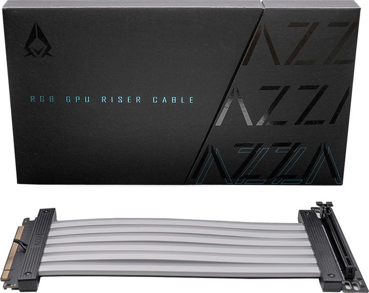 Actual product image Azza PCI-e 3.0 x16 riser cable ARGB 20R-I 90° ACAZ-20R-L