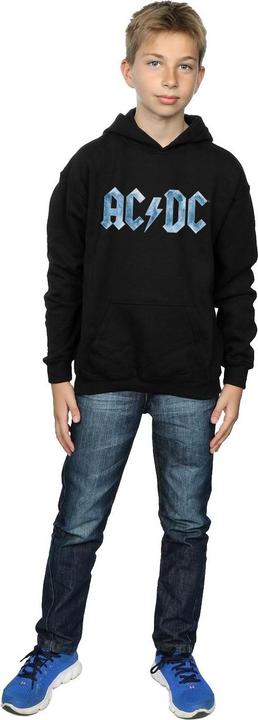 Actual product image AC/DC Boys Blue Ice Logo Hoodie (152, 158)