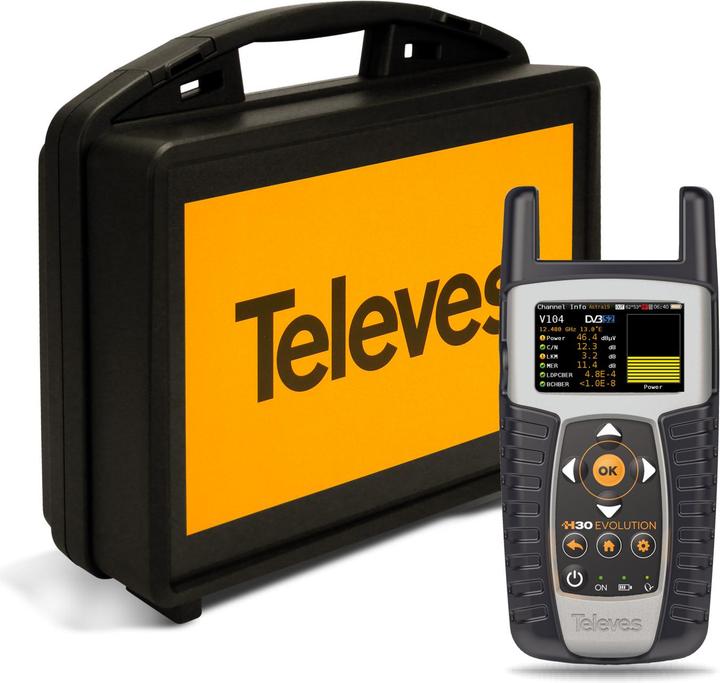 Actual product image Televes H30Evolution with full equipment IPTV + WIFI - Analyzer H30E-F (Measurement technology)
