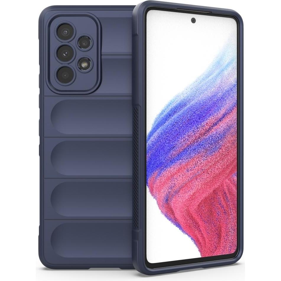Screenguard CloudCase Samsung Galaxy A53 5G TPU Hülle (Samsung Galaxy A53 5G), Smartphone Hülle, Blau