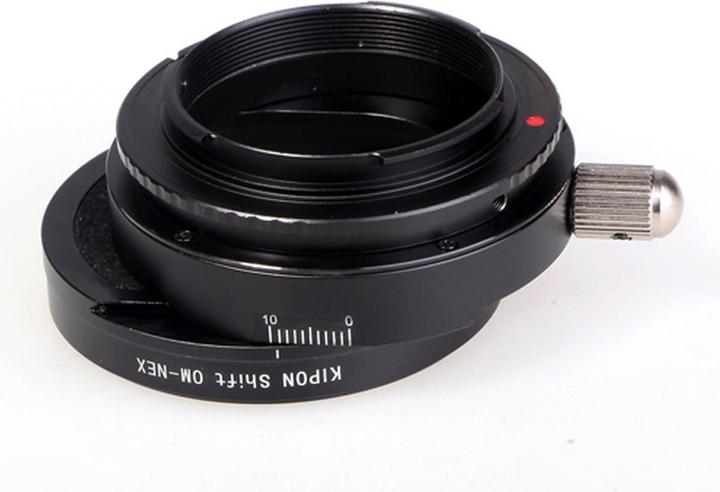 Actual product image Kipon Shift Adapter for Olympus OM to Sony E