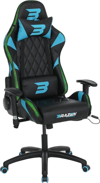 Brazen Gaming Chairs Brazen Venom Esports Elite Chair Blue