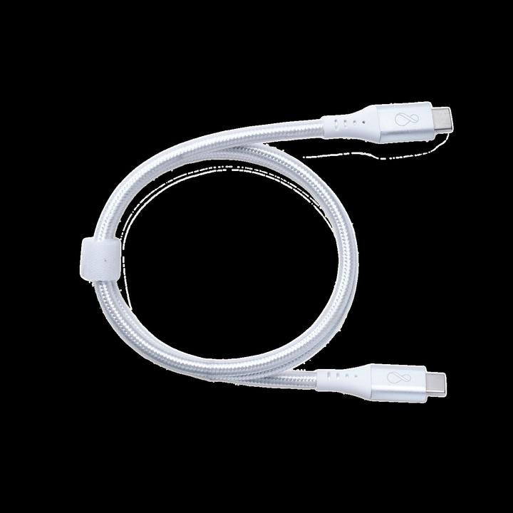 Produktbild Bachmann Ochno USB-C Kabel gerade 0,7m silber (0.70 m, 100 W)