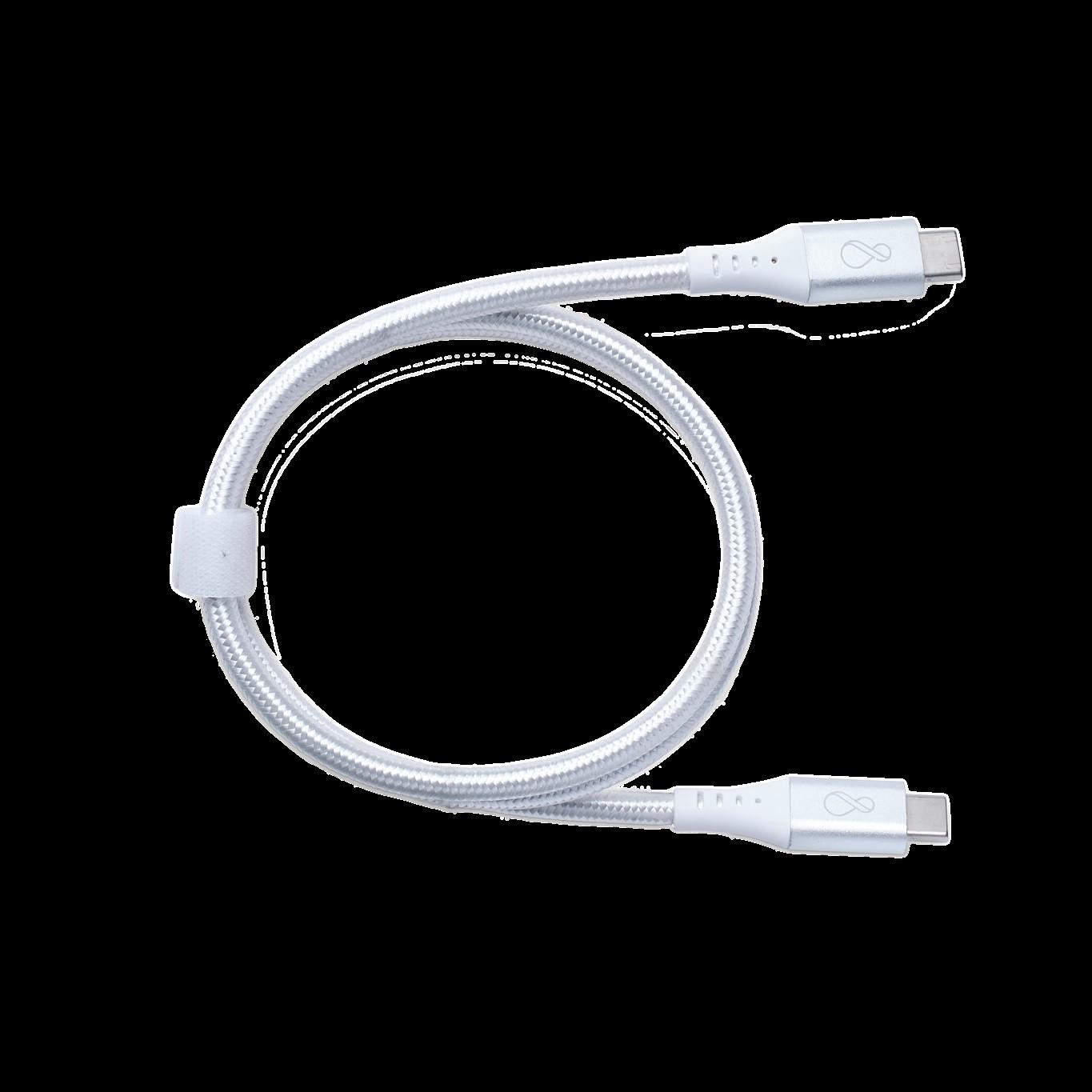 Thumbnail - Bachmann Ochno USB-C Kabel gerade 0,7m silber (0.70 m, USB 3.2 Gen 2), USB Kabel