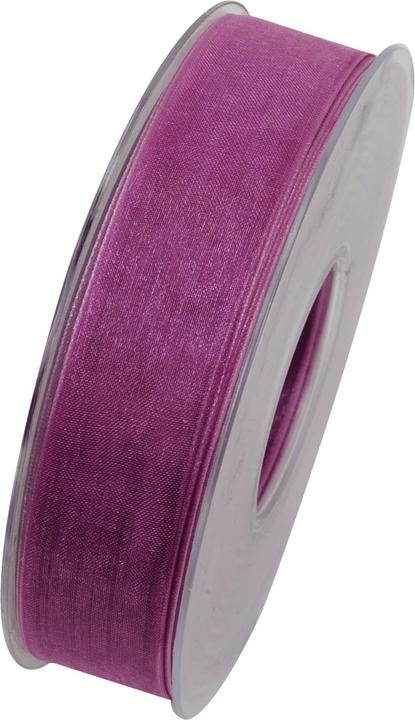 Goldina Gift ribbon Beauty-Organdy, 25 millimetres x 50 metres, orchid