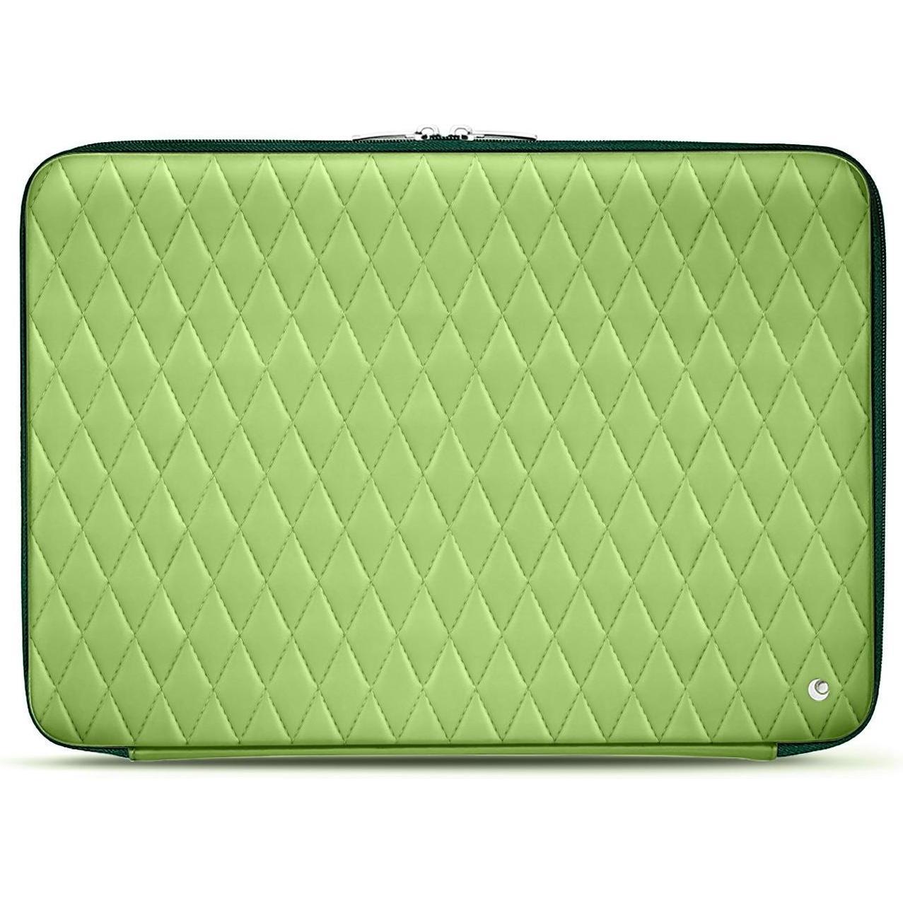 Noreve Lederhülle, Notebooktasche, Grün