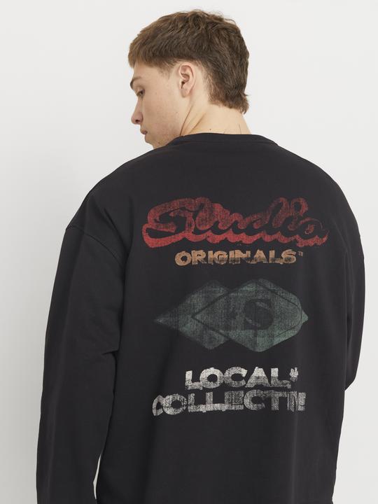 Actual product image Jack & Jones Jorretiro Back Sweat Crew Neck Se25 Ln (S)