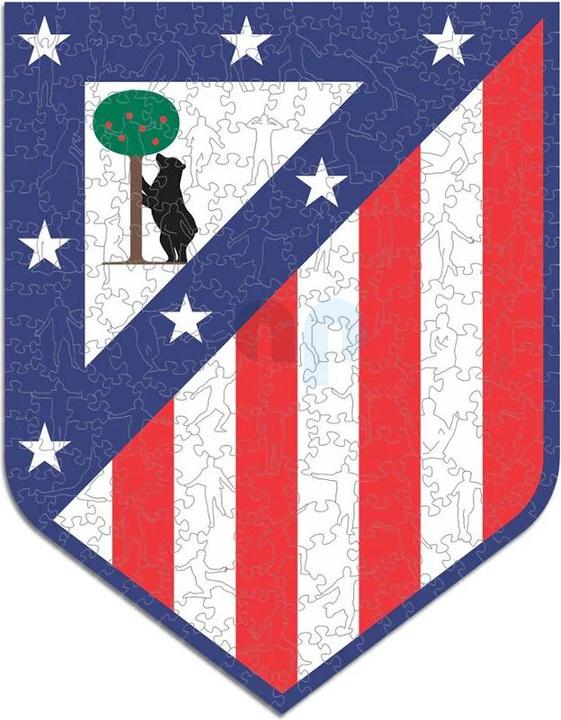 Productafbeelding Iconic Atletico Madrid - Logo - Houten legpuzzel maat S (150 stukjes) (150 onderdelen)
