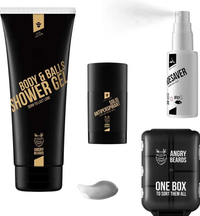 Image du produit Angry Beards Ensemble Jack Saloon Active Beast (Set soin du corps)