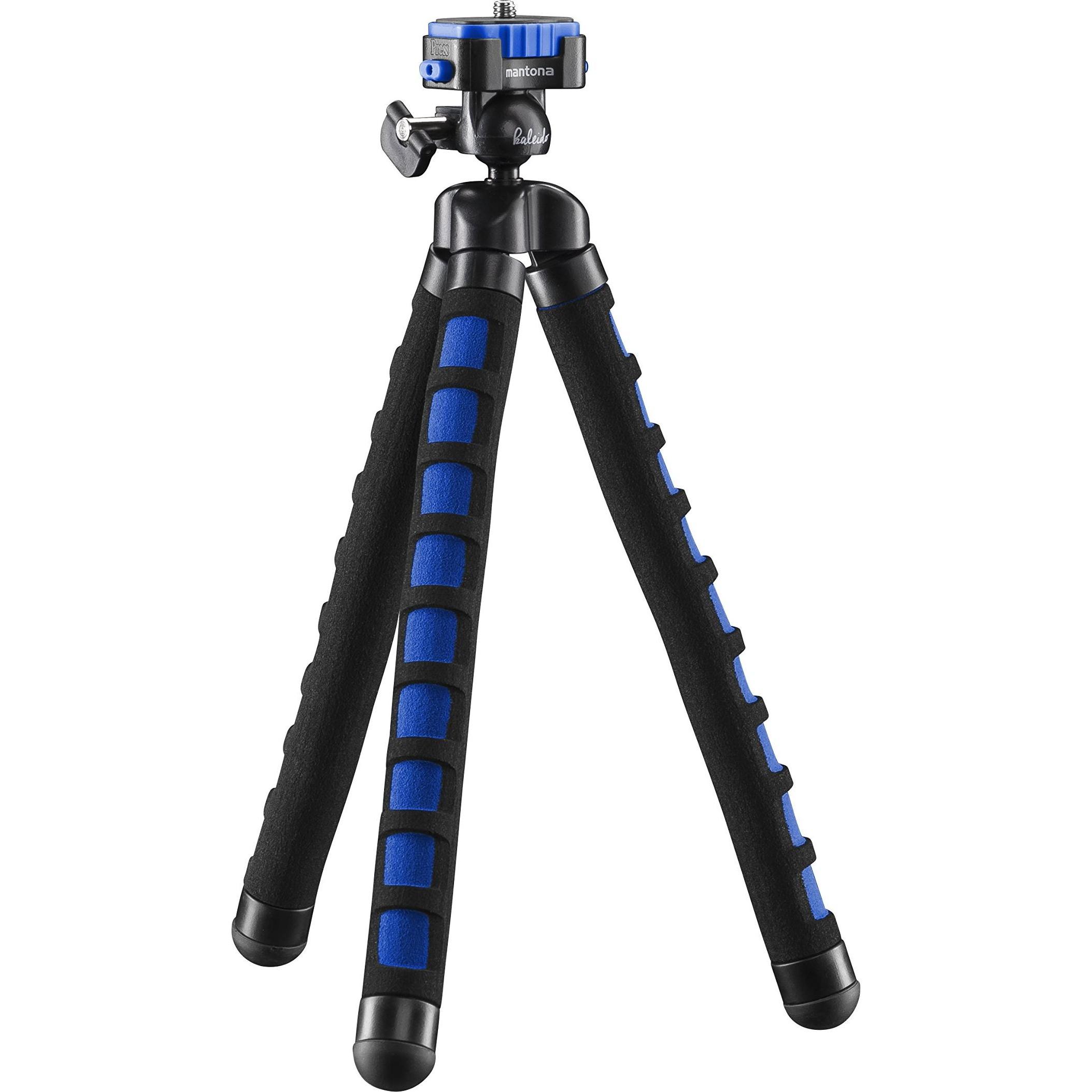 mantona kaleido Flex (Kunststoff, Metall), Stativ, Blau