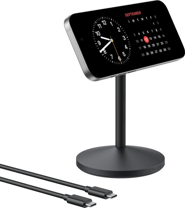 Produktbild Anker MagGo Wireless Charger Stand black (15 W)