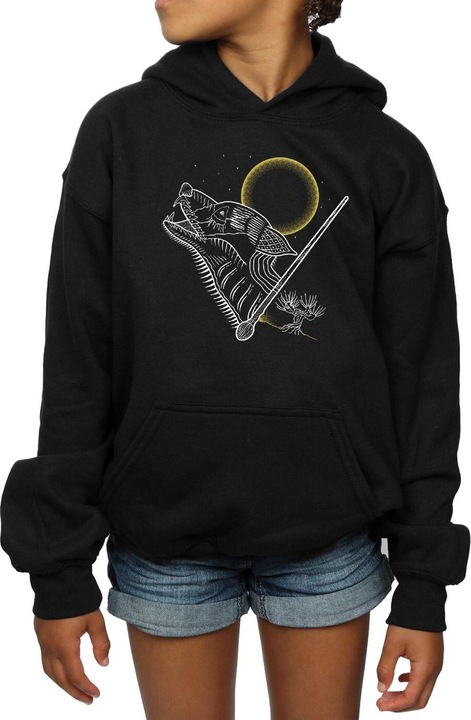 Image du produit - Sweat à capuche WEREWOLF LINE ART - Fille (116)