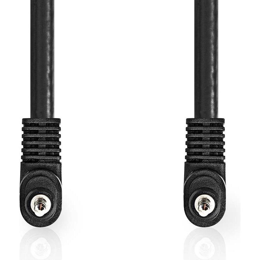 Thumbnail - Nedis Audio-Video-Kabel 3.5 mm Stecker 3.5 mm Stecker Vernickelt 2.00 m Rund PVC Schwa (2 m), Audio Kabel
