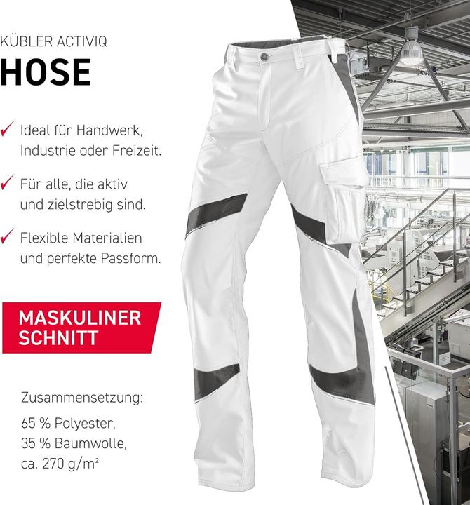 Produktbild Kübler Activiq Hose Weiss/Anthrazit 25 (25)
