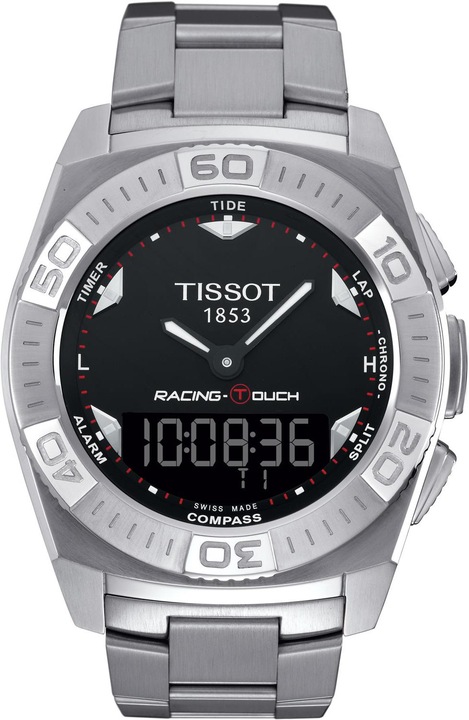 Image du produit Tissot Racing-Touch (Montre analogique, Montre numérique, Chronographe, 43 mm)