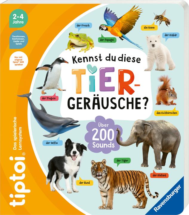 Ravensburger tiptoi Kennst du diese Tiergeräusche? (German, 2025)