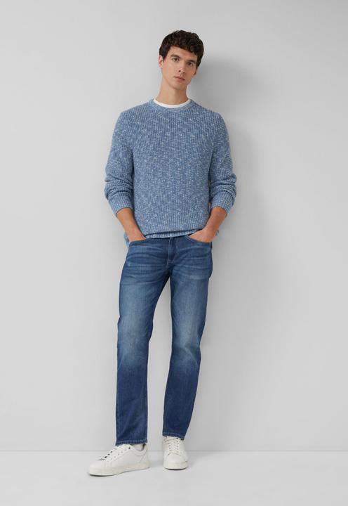 Produktbild s.Oliver Strickpullover Grobstrickpullover mit Crew Neck in Bi-Color-Optik (3XL)