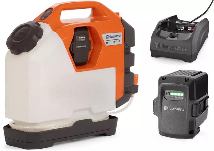 Husqvarna WT 15I Wassertank inkl Akku BLI100+Ladegerät QC80