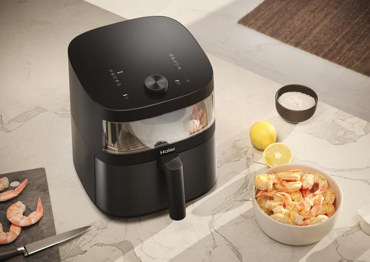 Immagine prodotto Haier Friggitrice ad aria I-Master Serie 5 Nero, Capacità 7 L, Range di temperatura 40°-200°, 9 in 1, Acce