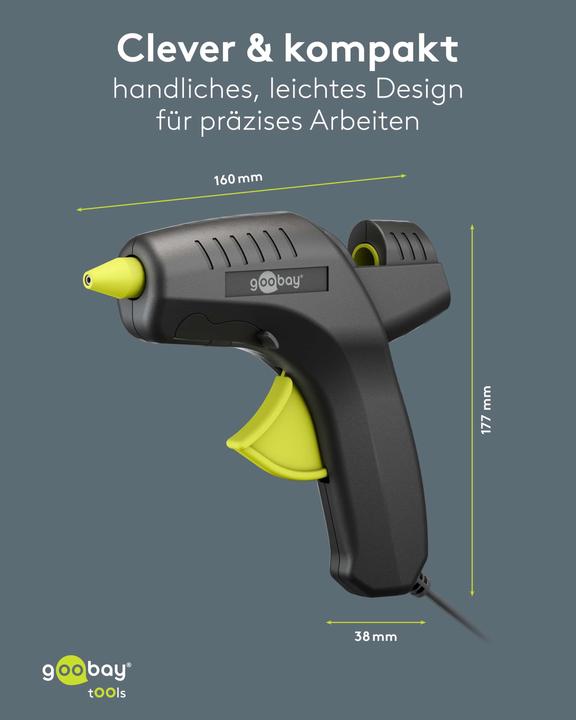 Actual product image Goobay Heissklebepistole Premium 80 W, inkl. 2 Klebesticks