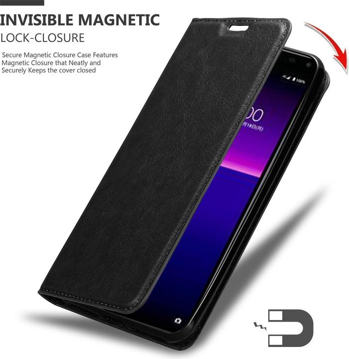 Productafbeelding Cadorabo Boek Onzichtbare Magneethoes (Sony Xperia 20)