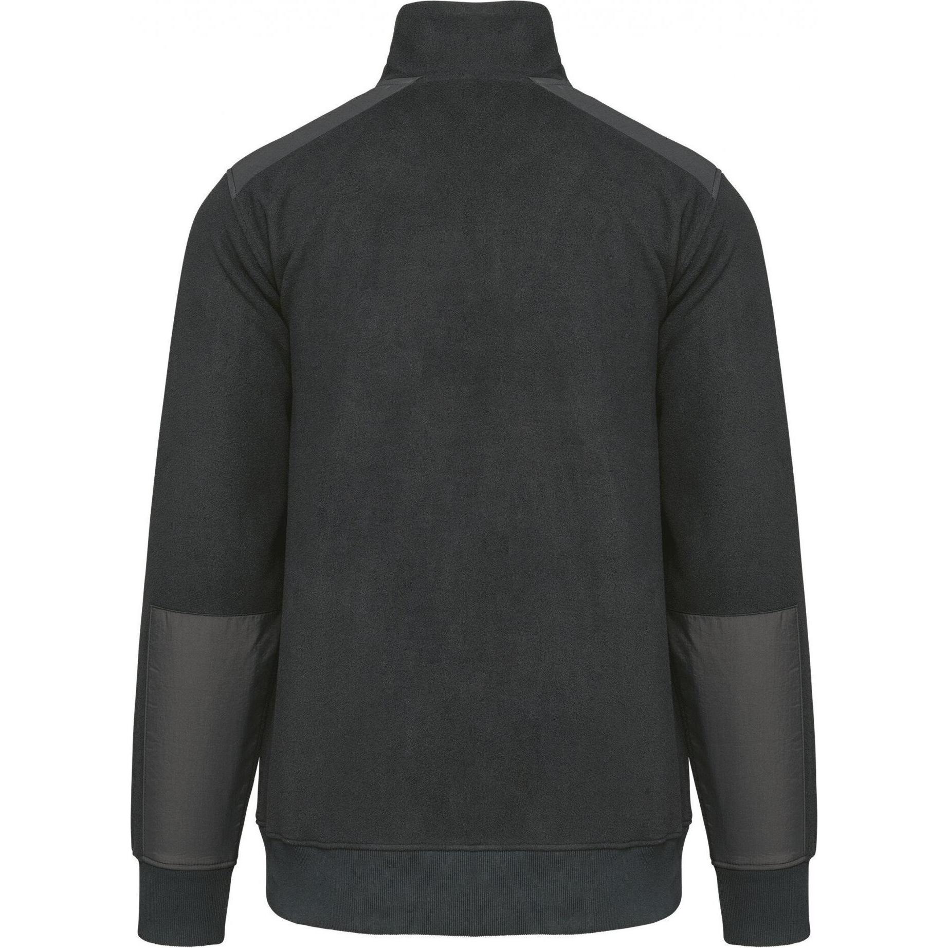 Thumbnail - Kariban, Arbeitsjacke, Umweltfreundliches Fleece mit Reissverschlusskragen (M)