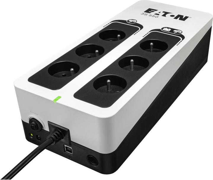 Produktbild Eaton 3S550F Unterbrechungsfreie Stromversorgung (USV) Standby (Offline) 550 VA 6 AC-Ausgänge (550 VA, 330 W)