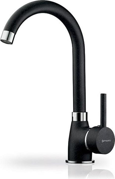 Pyramis Bello 090935601 Robinet de cuisine Granit Volcano (noir)