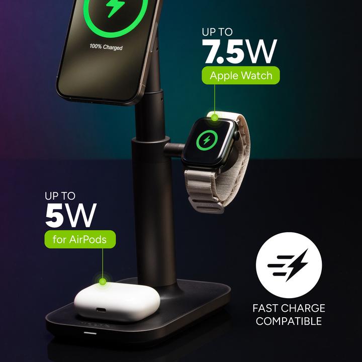 Produktbild Zagg Mophie MagSafe 3in1 Charging Stand (15000 W)