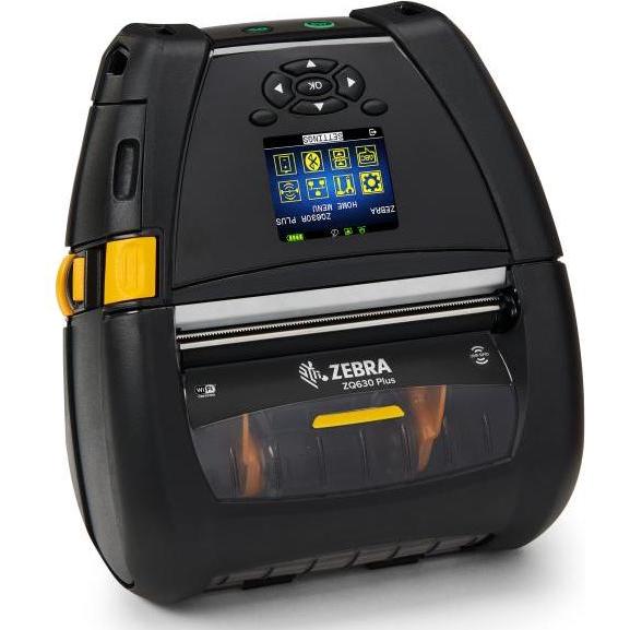 Thumbnail - Zebra ZQ630 Plus, RFID, BT, WLAN, 8 Punkte/mm (203dpi), LTS, Display, EPL, ZPL, ZPLII, CPCL, Etikettendrucker