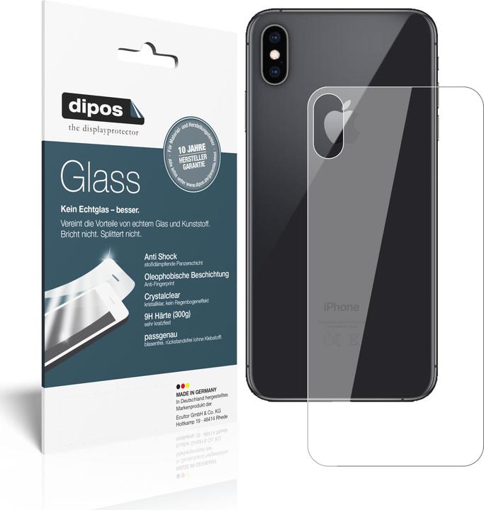 Dipos Displayschutz Anti-Shock (1 Stk., Apple iPhone XS Max)